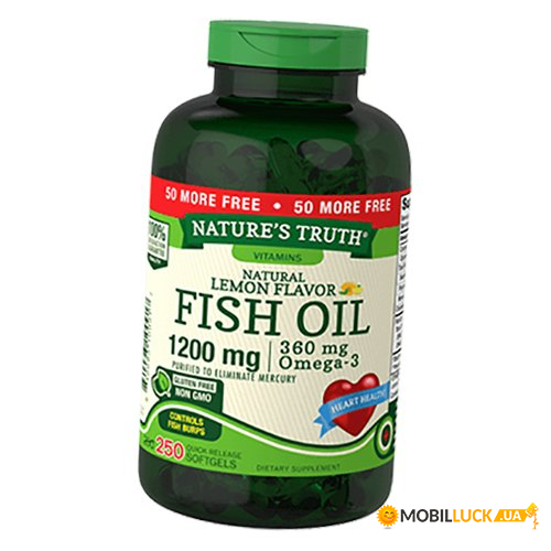    3 Natures Truth Fish Oil 1200250  (67509004)