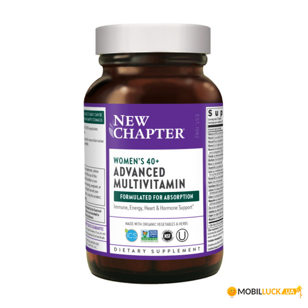  New Chapter Womans Advanced 40+ Multivitamin 96  