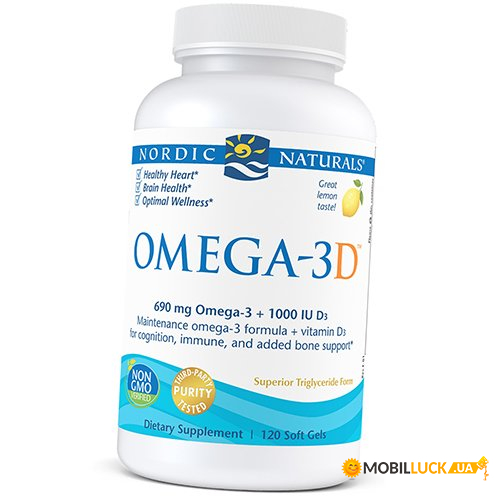  Nordic Naturals Omega-3D 120 (67352051)