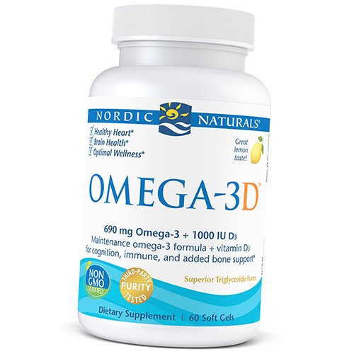  Nordic Naturals Omega-3D 60 (67352051)