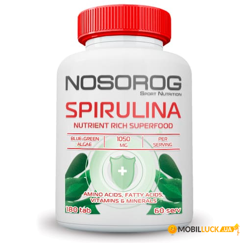  Nosorog Spirulina 180  