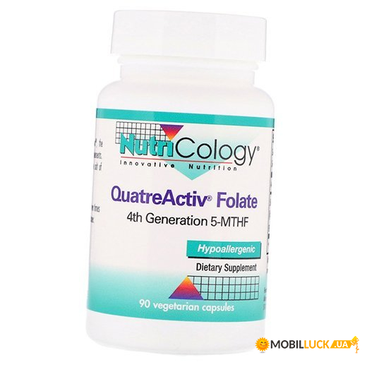  Nutricology QuatreActiv Folate 90  (36373026)