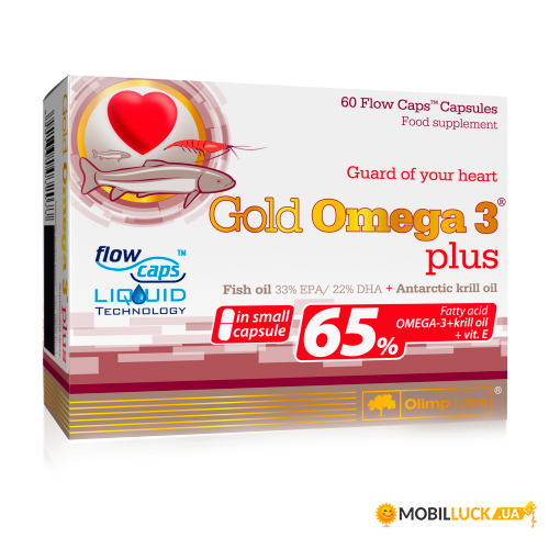  OLIMP Gold Omega 3 Plus 65 60 