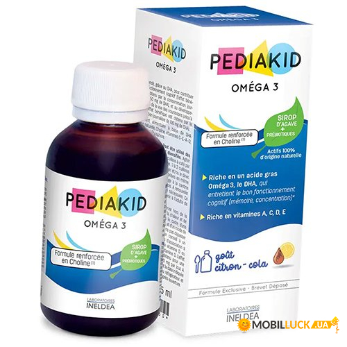      3 Pediakid Omega 3 125 - (67505002)