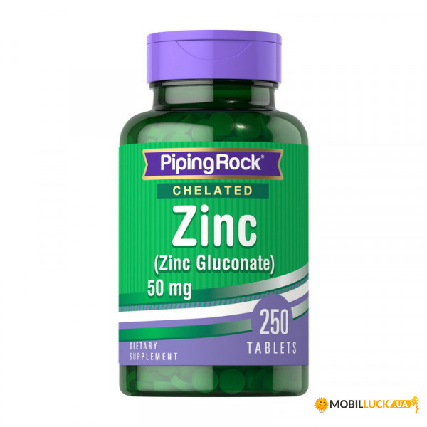  Piping Rock Zinc Gluconate 50  250 