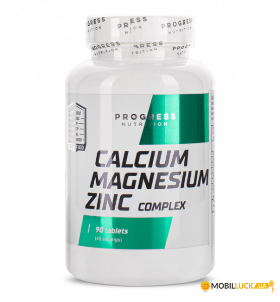    Progress Nutrition Calcium Magnesium Zinc 90  