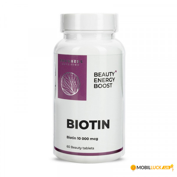  Progress Nutrition Biotin 10000 mcg 60 tab