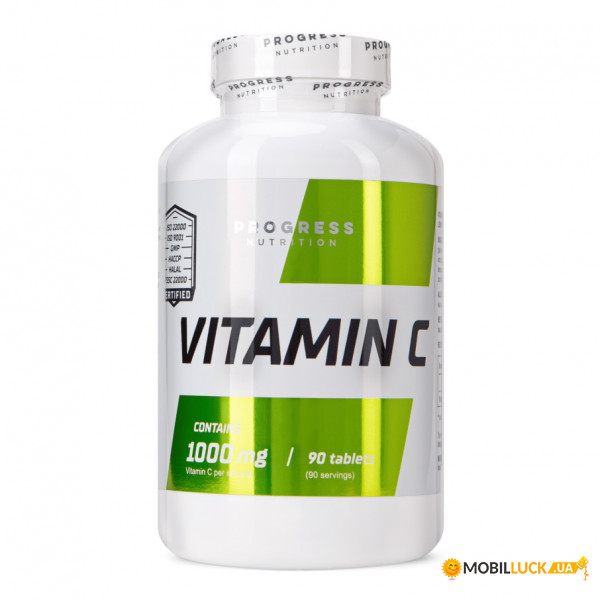    Progress Nutrition Vitamin C 1000 mg 90  