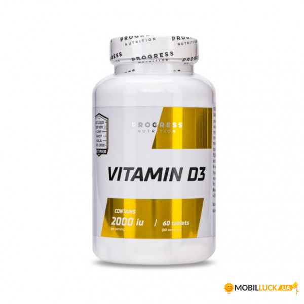 ³   Progress Nutrition Vitamin D3 60 