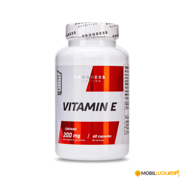    Progress Nutrition Vitamin E 60  