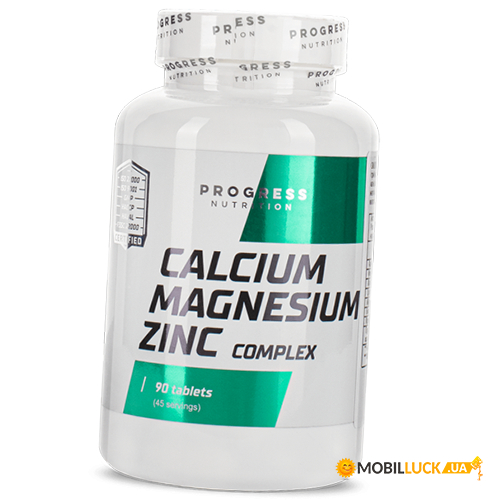  Progress Nutrition Calcium-Magnesium-Zinc 90 (36461001)