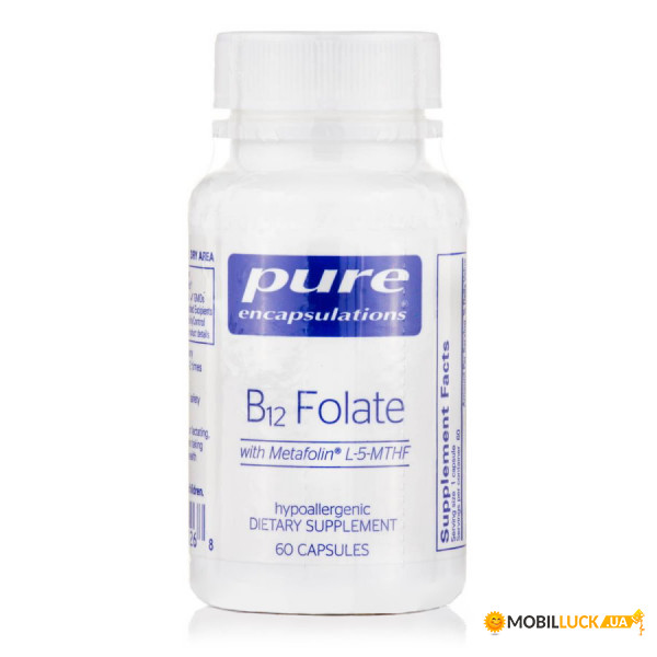 ³   Pure Encapsulations B12 Folate 60 