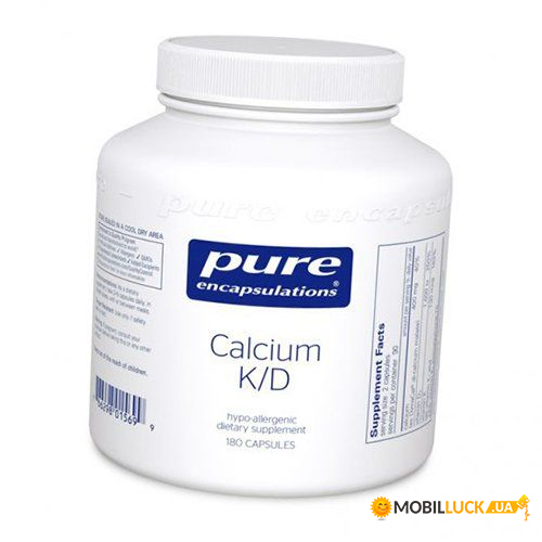  Pure Encapsulations Calcium K/D 180 (36361126)