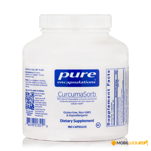    Pure Encapsulations CurcumaSorb 180  