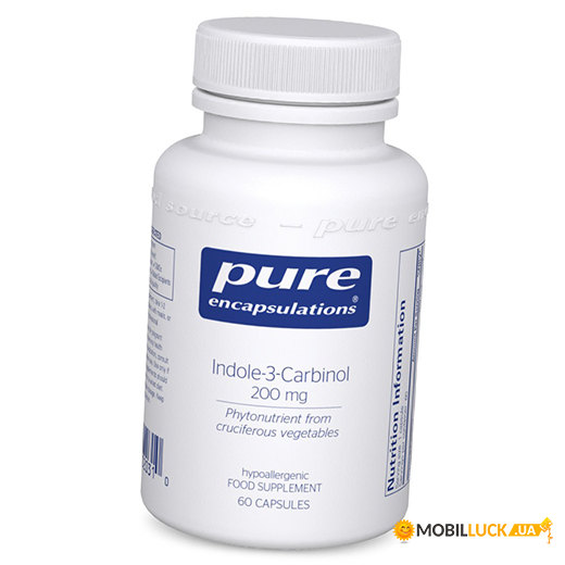  Pure Encapsulations Indole-3-Carbinol 60  (72361008)