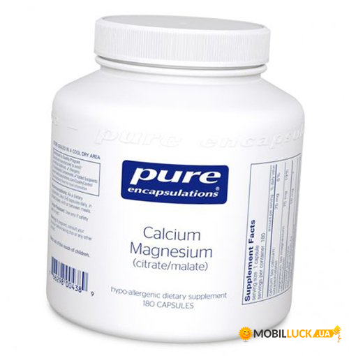  Pure Encapsulations Magnesium Citrate/Malate 180  (36361024)