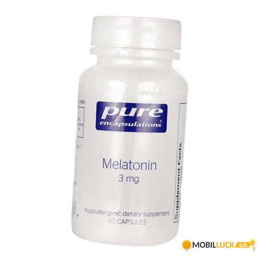  Pure Encapsulations Melatonin 3 60  (72361002)