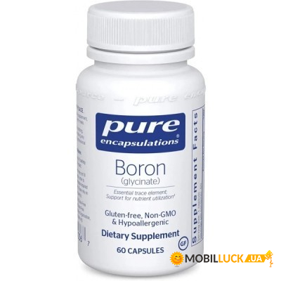   Pure Encapsulations (Boron Glycinate) 60  (PE-00036)