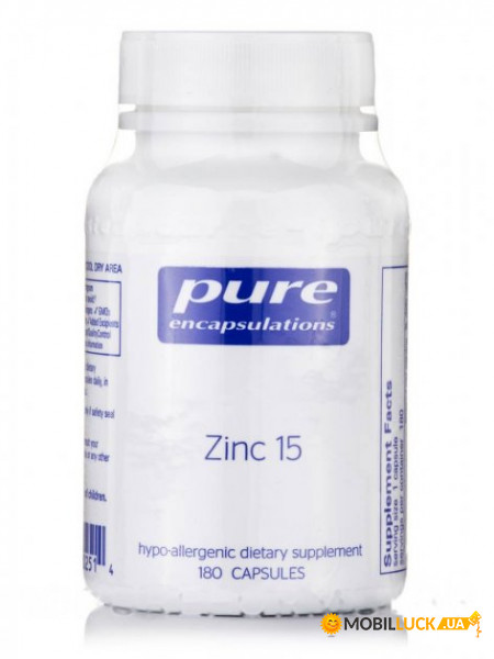  Pure Encapsulations (Zinc) 15  180 