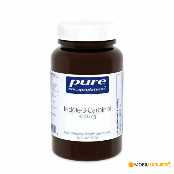 -3- Pure Encapsulations (Indole-3-Carbinol) 400  120  (PE1342)