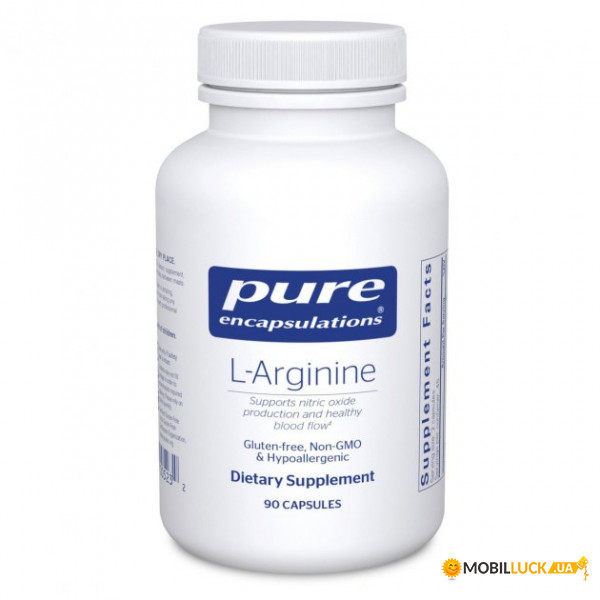  Pure Encapsulations (L-Arginine) 90  (PE1369)