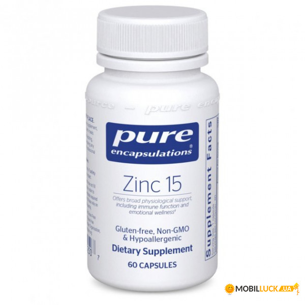  Pure Encapsulations (Zinc) 15  60  (PE1645)