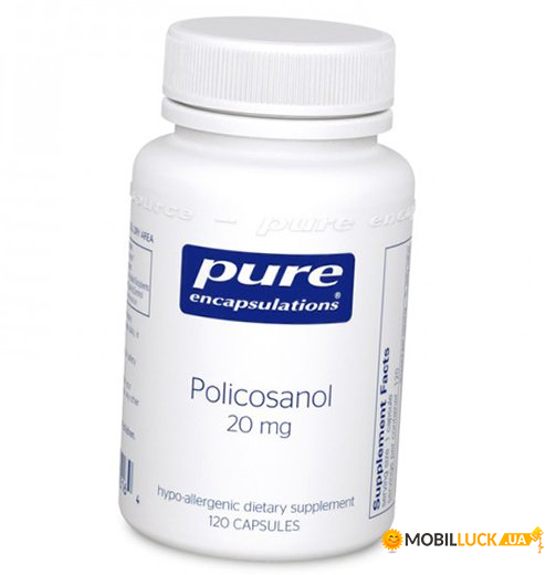  Pure Encapsulations Policosanol 20 120  (72361015)