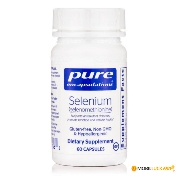    Pure Encapsulations Selenium (selenomethionine) 200 mcg 60  