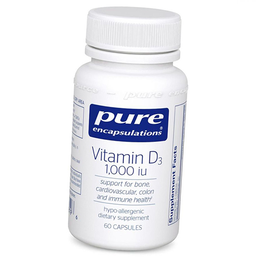  Pure Encapsulations Vitamin D3 1000 60  (36361062)