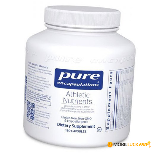 ³ Pure Encapsulations Athletic Nutrients 180 (36361111)