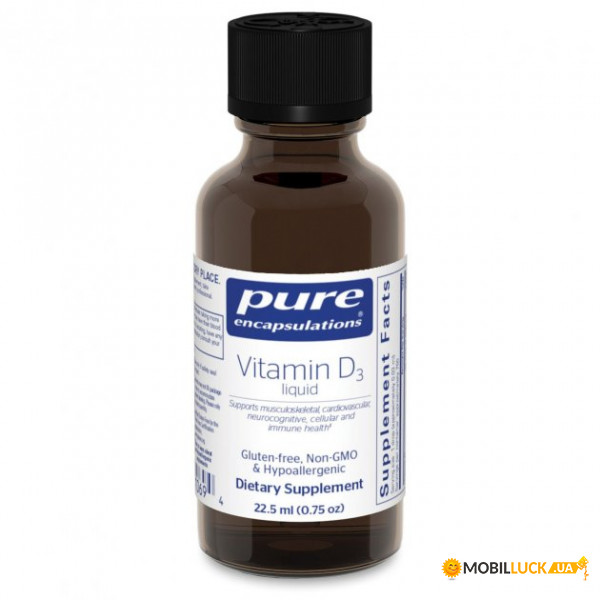  3 Pure Encapsulations (Vitamin D3) 22.5  /!!! (sale_PE1855)