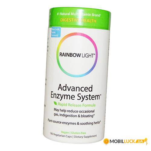  Rainbow Light Advanced Enzyme System 180  (69316003)