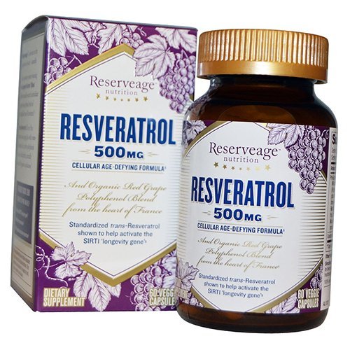  Reserveage Nutrition Resveratrol 500 60 (70370001)