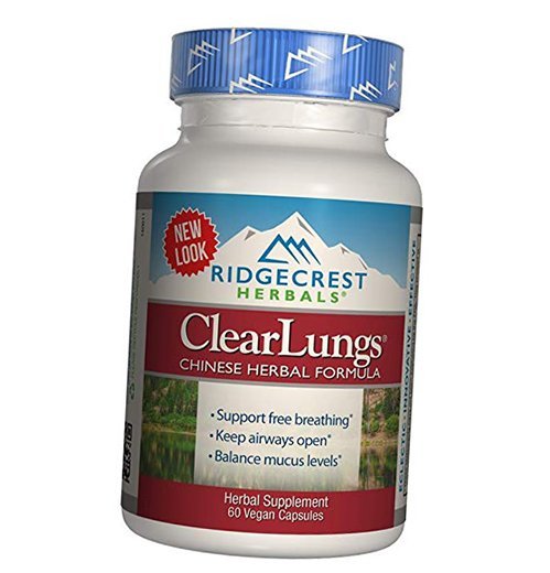  Ridgecrest Herbals Clear Lungs Chinese 60  (71390008)