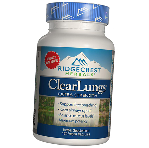  Ridgecrest Herbals Clear Lungs Extra 120  (71390009)