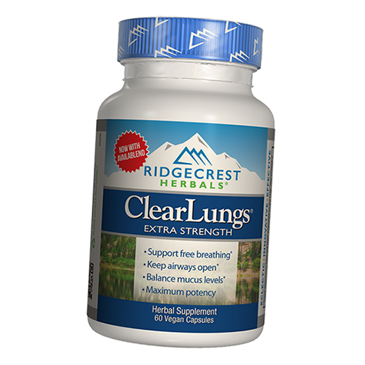  Ridgecrest Herbals Clear Lungs Extra 60  (71390009)