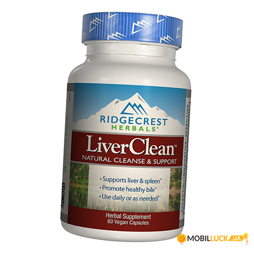  Ridgecrest Herbals LiverClean 60  (71390011)