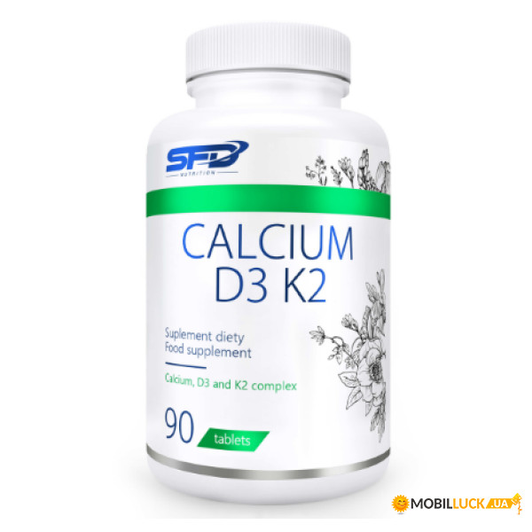 ³ SFD Nutrition Calcium D3 K2 90 tab