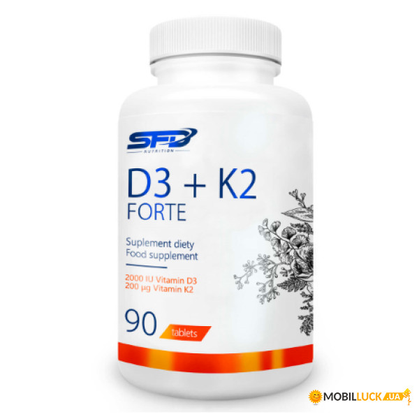  SFD Nutrition D3+K2 Forte - 90tab