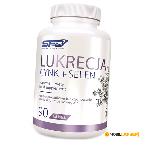 ³   SFD Nutrition Lukrecja Cynk+Selen - 90tab