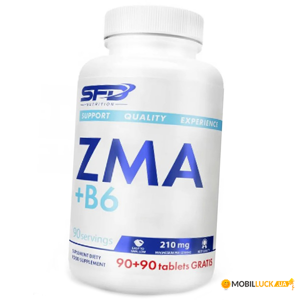   ³ 6 SFD Nutrition ZMA+B6 180 (08579001)