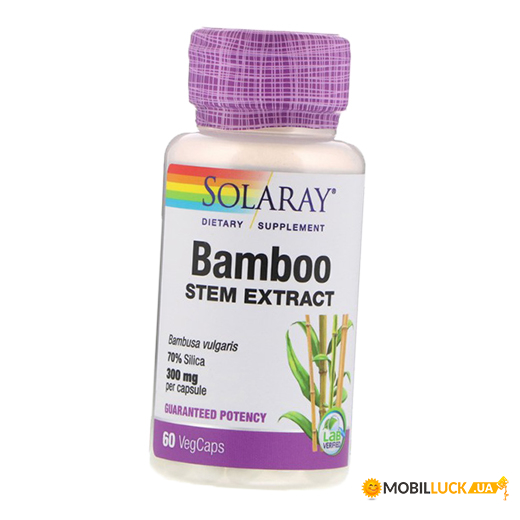  Solaray Bamboo Stem Extract 60  (71411006)