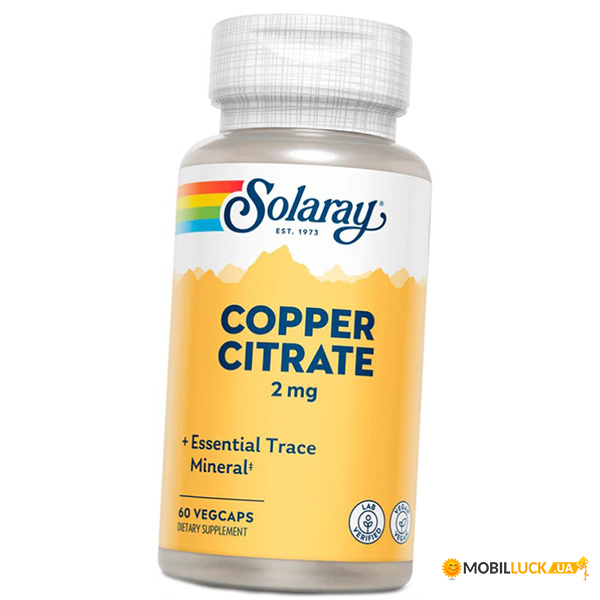 ̳  Solaray Copper Citrate 2 60 (36411077)