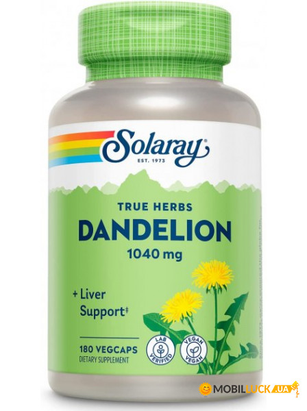  Solaray Dandelion 180   