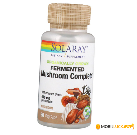  Solaray Fermented Mushroom Complete 60  (71411017)