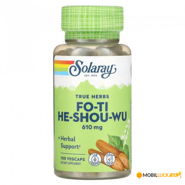  Solaray Fo-Ti He-Shou-Wu 100  (4384304504)  