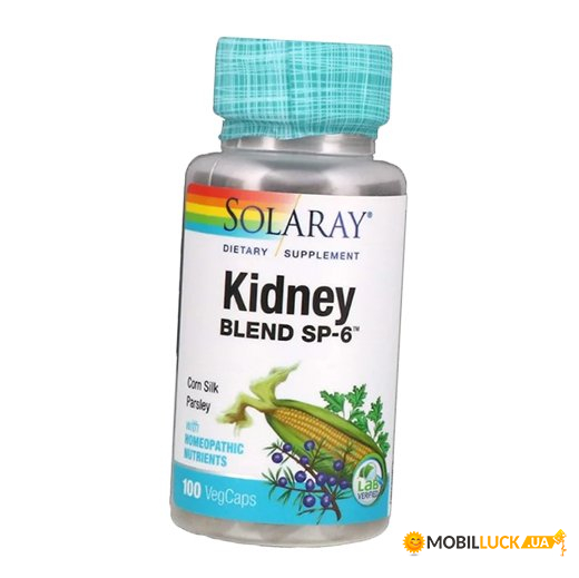  Solaray Kidney Blend SP-6 100  (71411010)