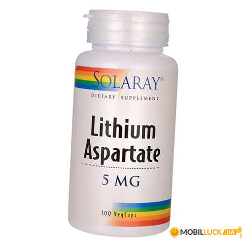  Solaray Lithium Aspartate 5 100 (36411037)