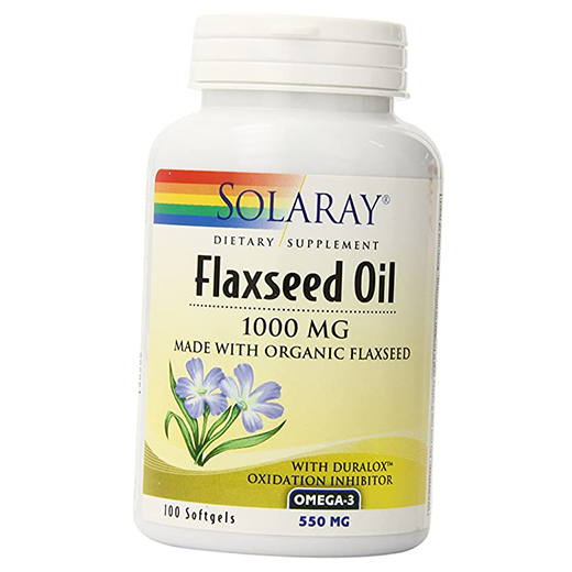  Solaray Flaxseed Oil 100 (67411001)