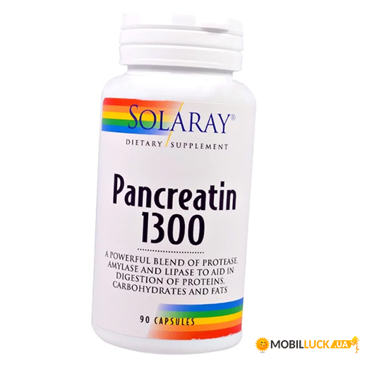 ³ Solaray Pancreatin 1300 90  (69411004)